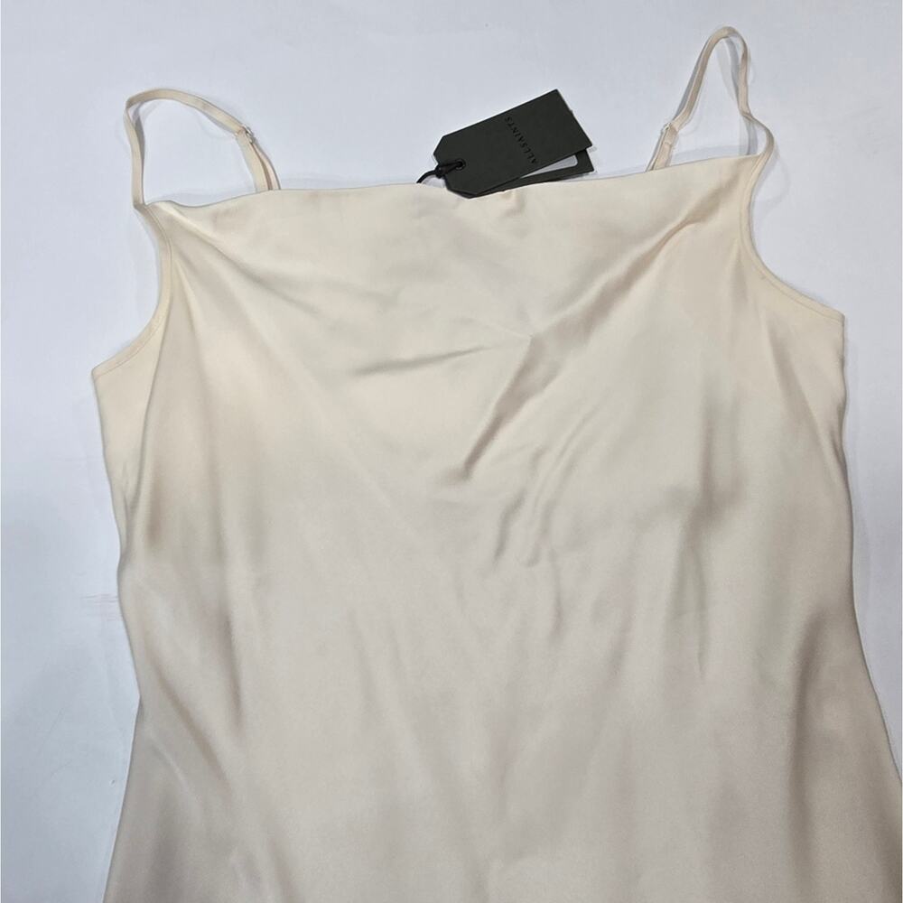 ALLSAINTS Hadley Dress in Arctic White Size 6 - Picture 7 of 14